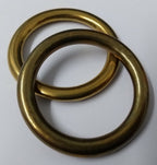 Genuine British Army Horse Guards & H Cav 1 3/8" Brass Bridle Ring 1 Pair STD20B