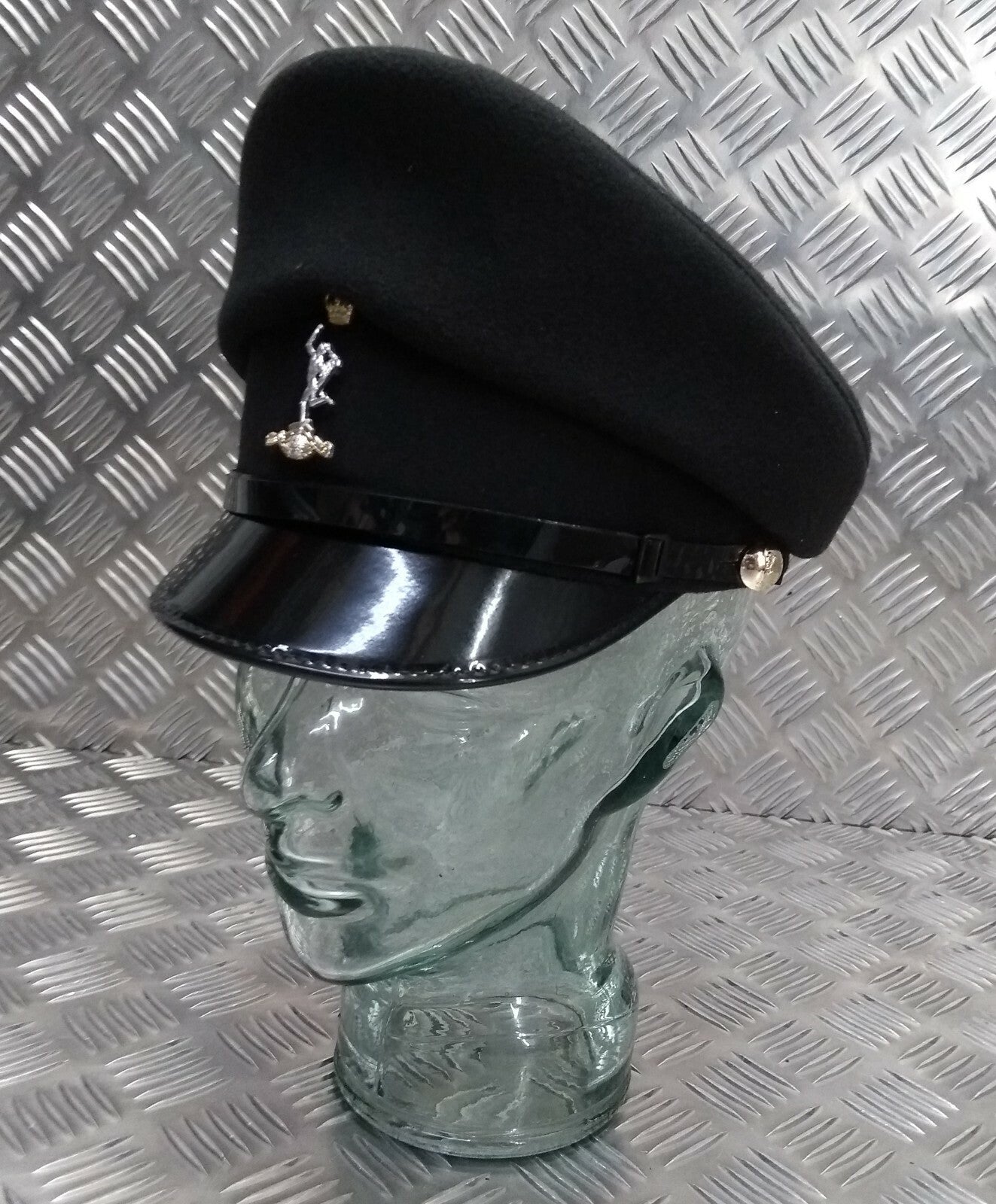 British Army Cap Royal Corp of Signals No1 Dress Hat Complete With Badge 54cm