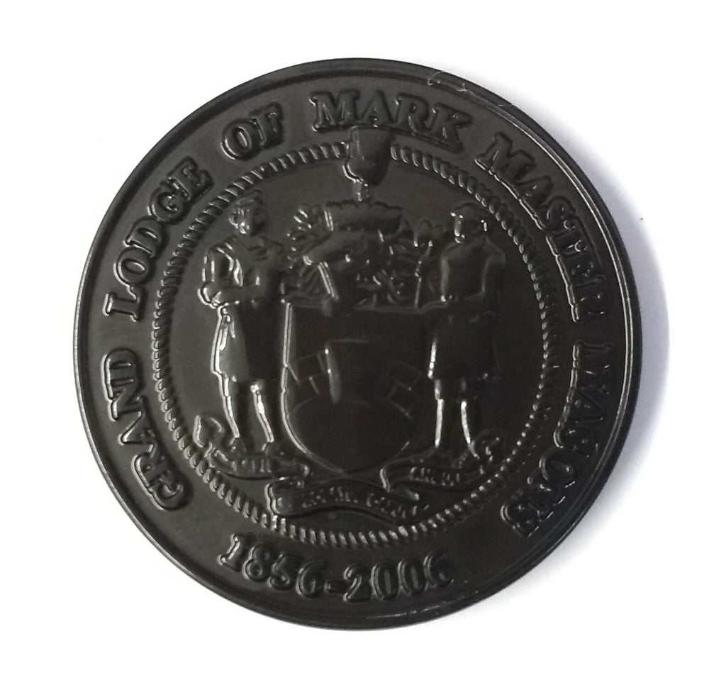 Made in UK Masonic Grand Lodge of Mark Master Masons 150 year Coin