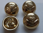Princess Irene Fusiliers Guards Regiment Crown Insignia High Sheen Buttons NOS