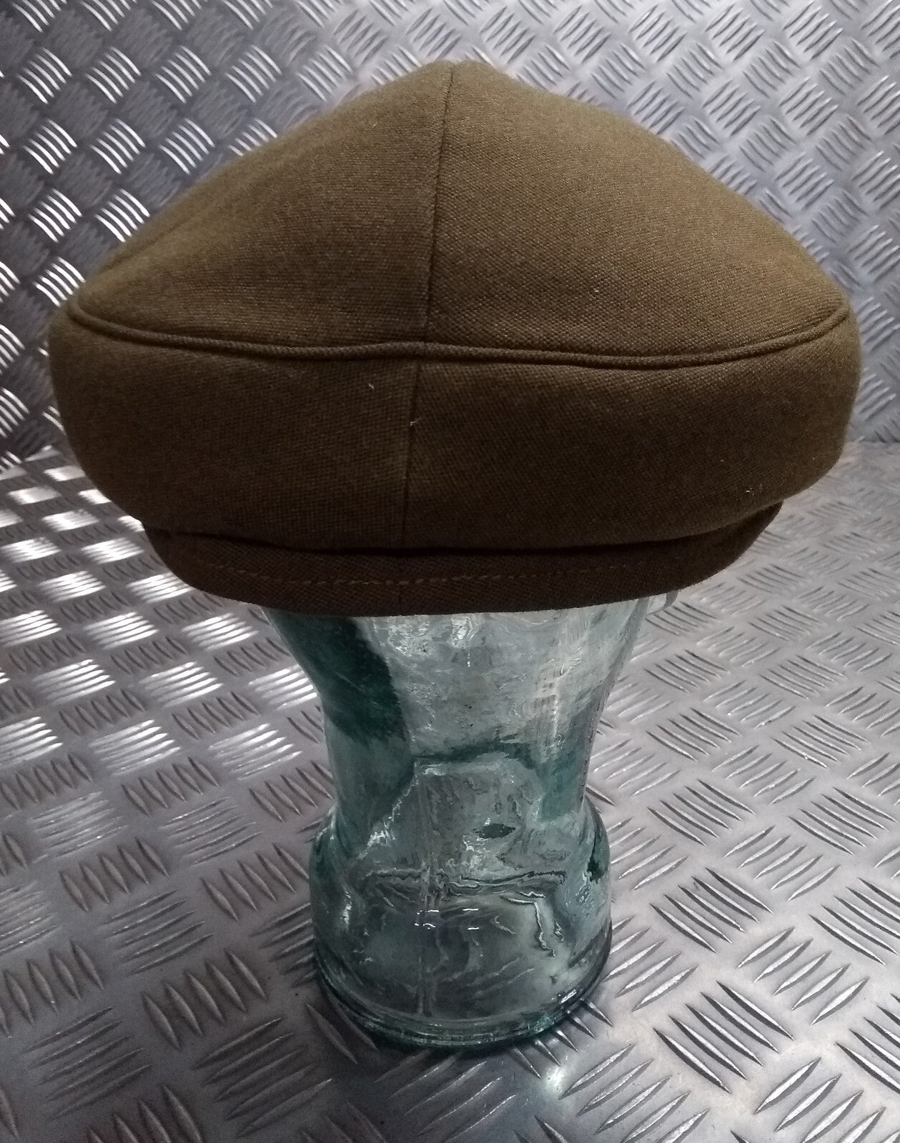 No2 Dress Hat Vintage Khaki Green No Badge Woman's Version Size 62cm