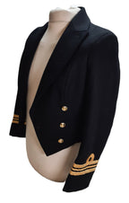 Lt Com Jacket Mess No7 British Naval Ofc with Cuff Curls Buttons 98cm