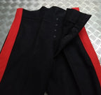 No1 Army Trousers Foot Guards R&F & Musician Striped 100% Wool Heavy Uniform