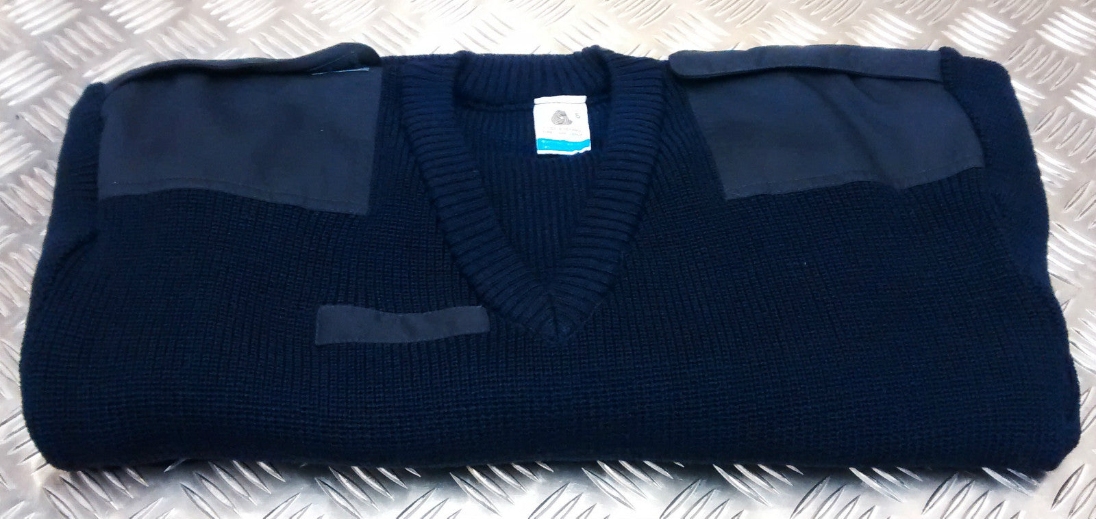 Genuine Vintage Dutch Navy V NeckNeck Pull Over / Jumper Very Warm Wool - NEW