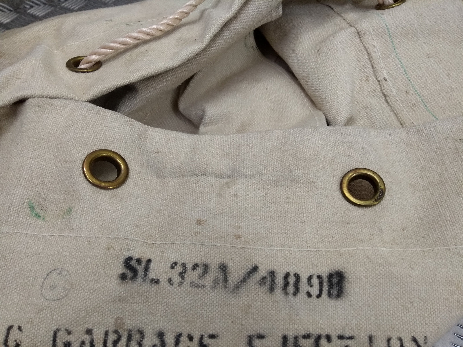 Genuine British Heavy Duty Canvas Garbage Ejection Bag