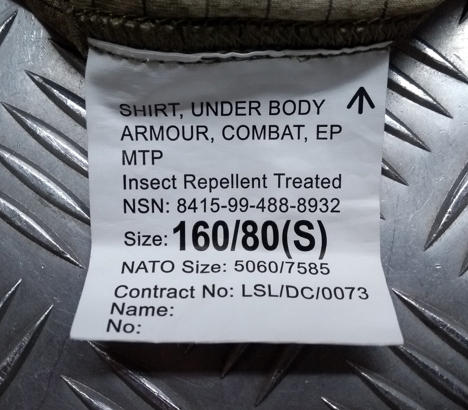 UBAC Under Shirt MTP Camo Army Camouflage PCS Multi-Cam Under Body Protection