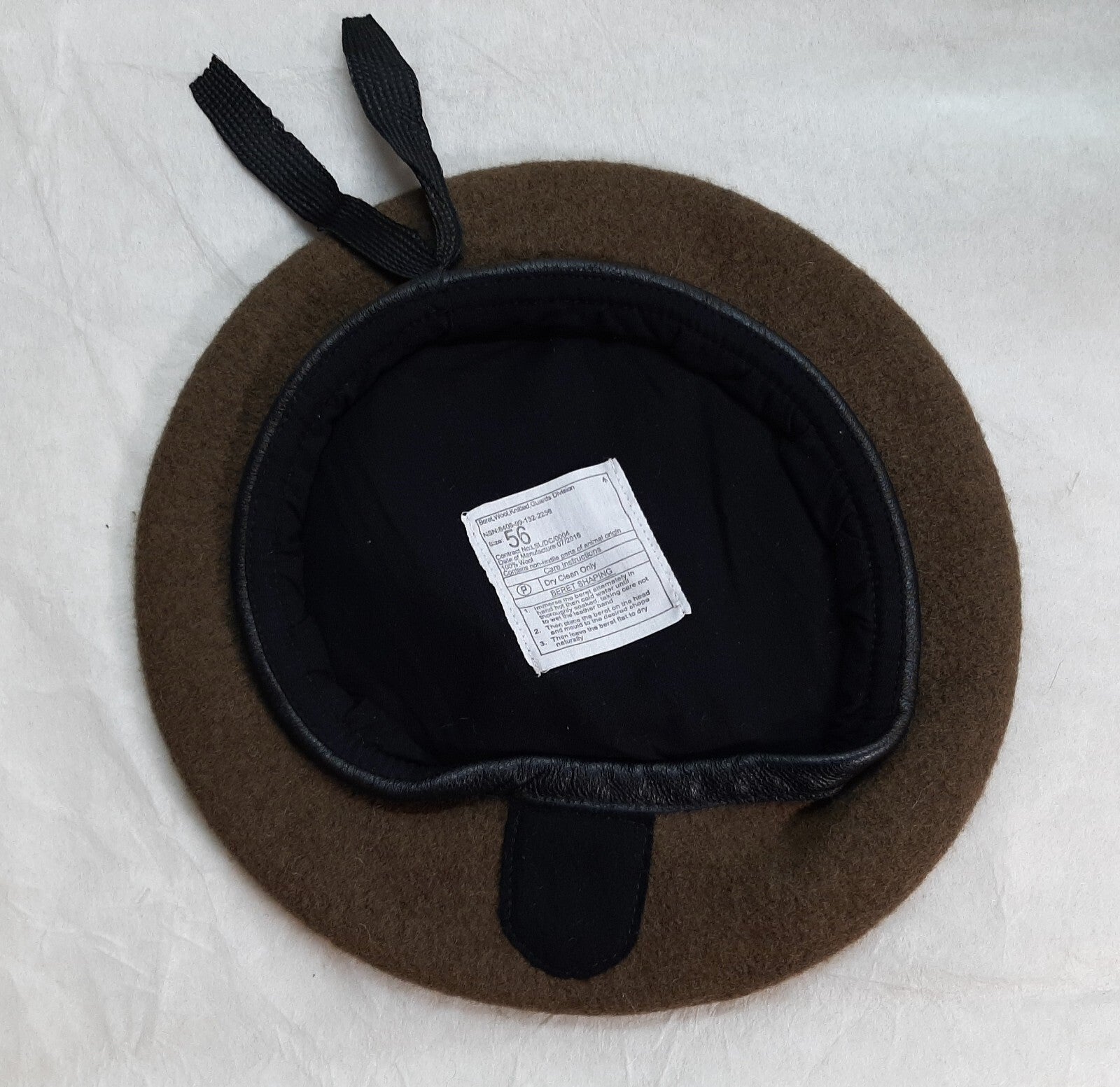 GDS Division Beret Cap Khaki Head Dress No Badge 56cm
