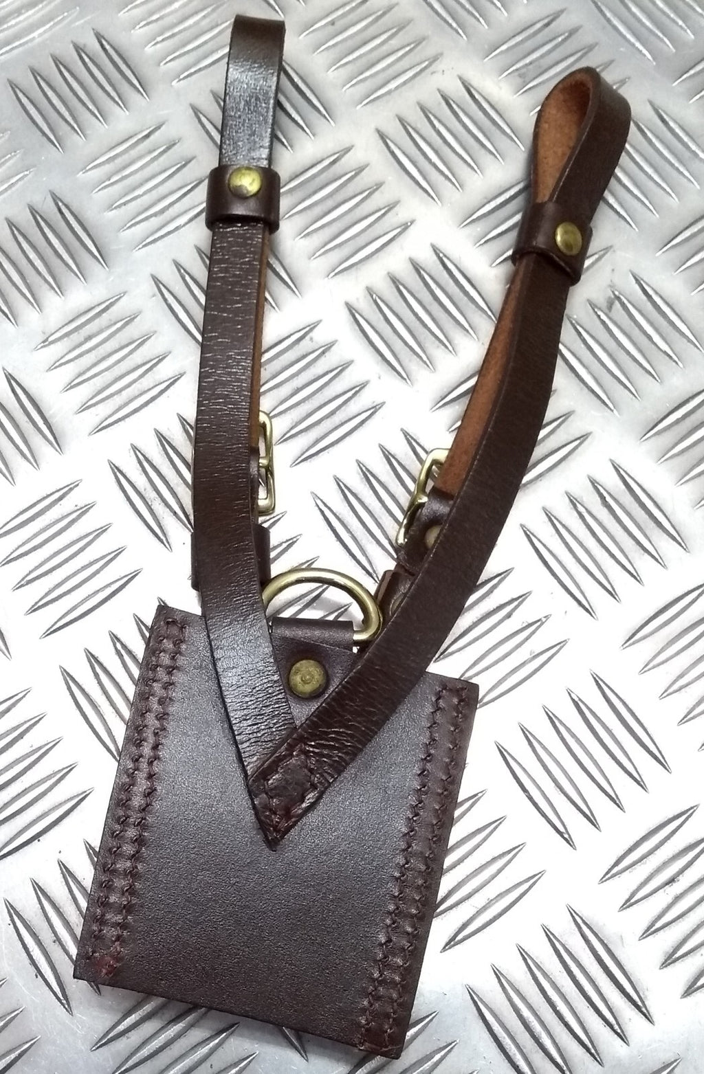 Sword Frog Ceremonial & Parade Sam Browne Leather With Brass Fitment