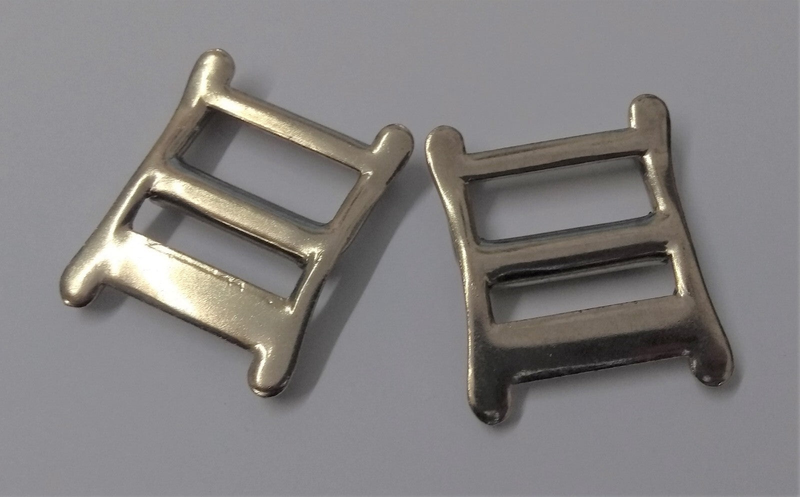 Army Roko Buckles Vintage British Issue 1" buckles 1 Pair New Old Stock