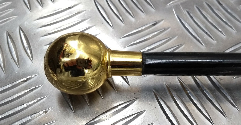 Genuine British Made Bahrain Insignia Officers Swagger Stick Short Cane