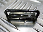 Genuine Vintage Black Waist Adjuster Metal Buckles Japanned 1" Strap X 2 NOS