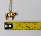 Genuine British Made 18" Fine Chain Gold Coloured Necklace & Bull - NEW
