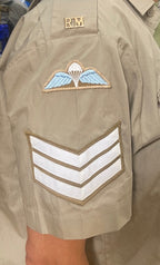 RM 3 Bar Chevrons For Stone Shirts No2 Khaki White Stripes RN NEW