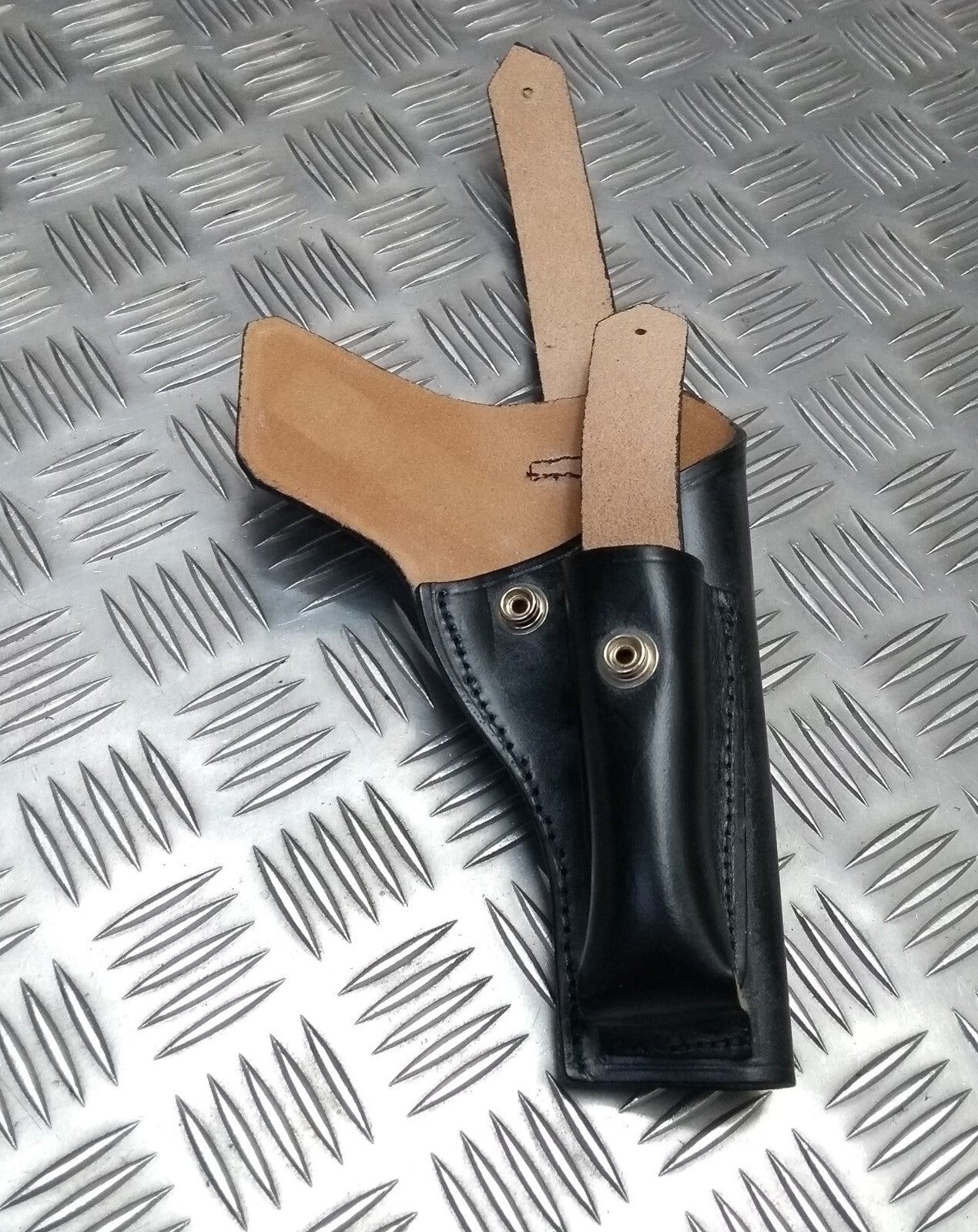Ceremonial Parade Holster Black Matt Leather Issue Made in UK