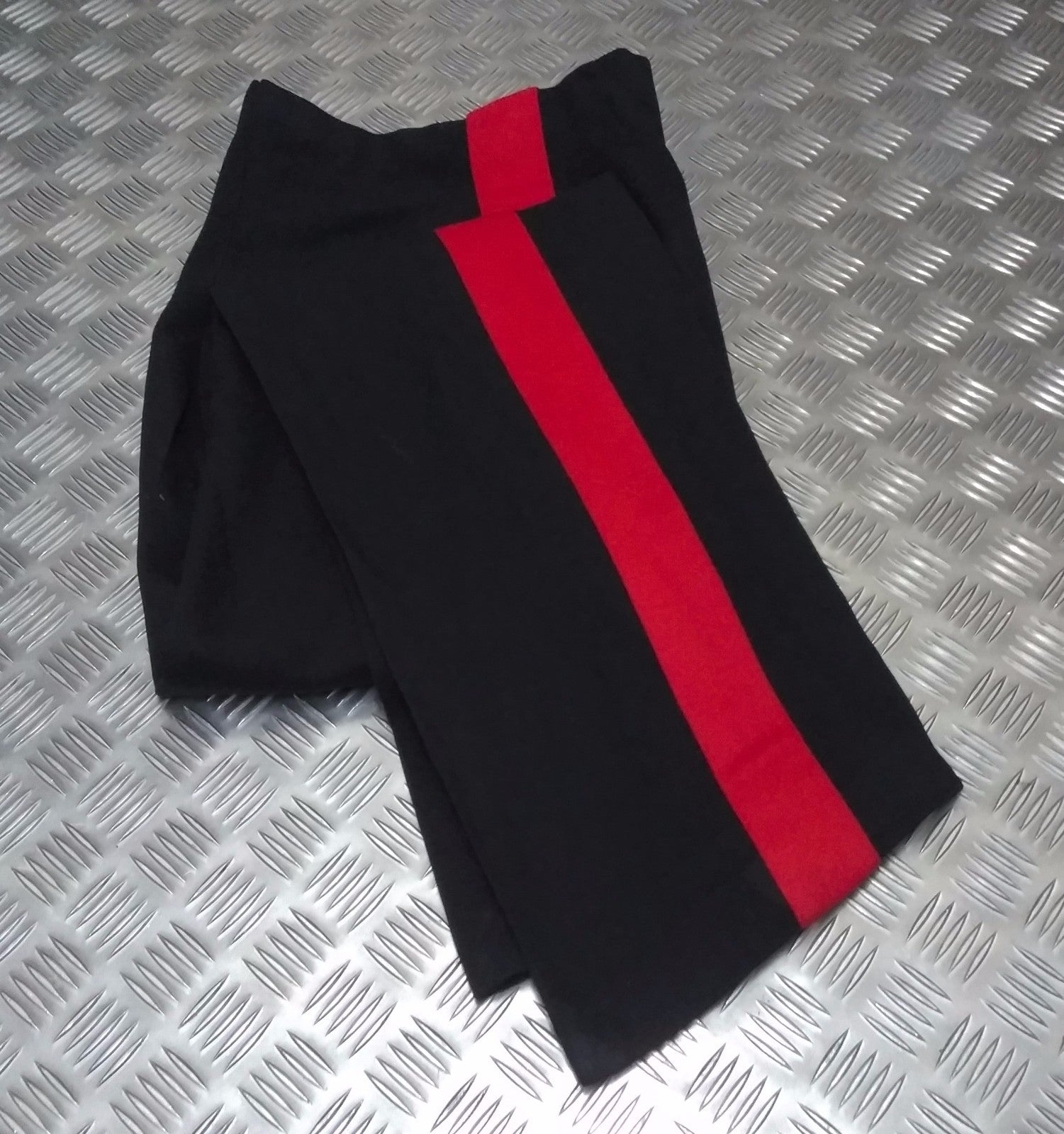 Genuine British Army No1 Blues A/O Ranks Dress Trouser Wide Red Stripe TRHQ07