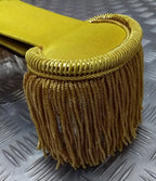 Shoulder Brushes Senior Officers Ceremonial Epaulettes Gold & Black Felt Backing