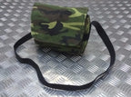 Military Style Mini Canvas Shoulder Bag Small Effects Military Camo Stripe - NEW