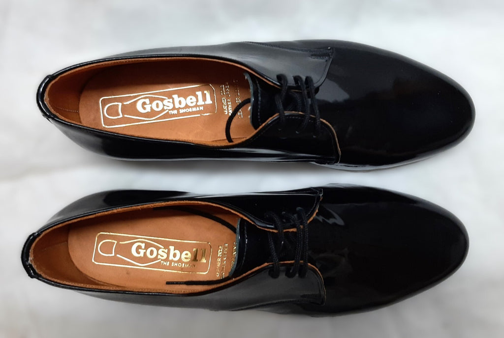 Vintage Patent Shoes Leather By Gosbell Army Officers Uniform Dress Pattern