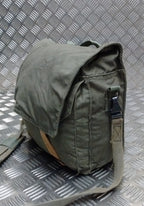 Vintage Canvas Bag Shoulder or Mini Backpack Straps Grey/Green