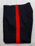 No1 Army Trousers British Officers Blues Red Stripe Dress Uniform Waist 39"