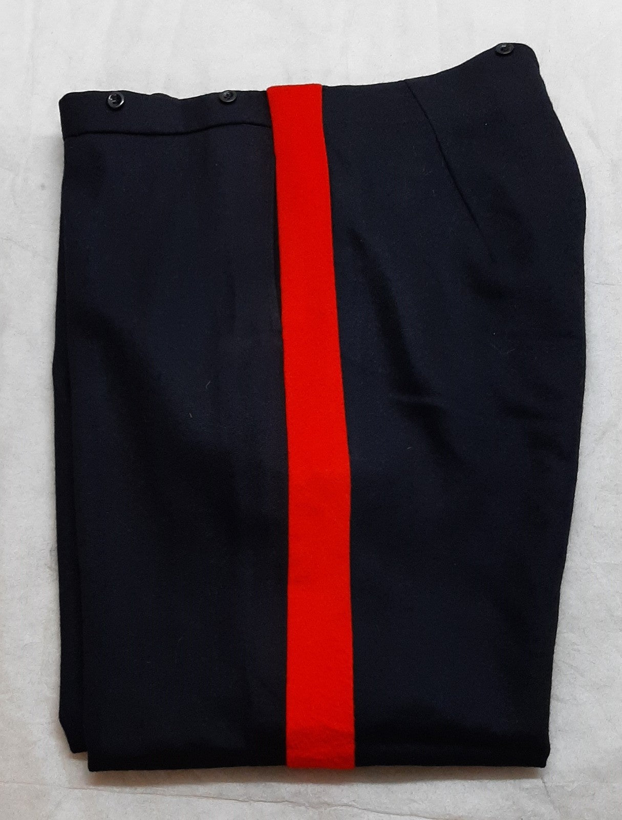 No1 Army Trousers British Officers Blues Red Stripe Dress Uniform Waist 39"