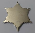 Genuine British Made Chrome Plated Star Badge With Decorative Insignia