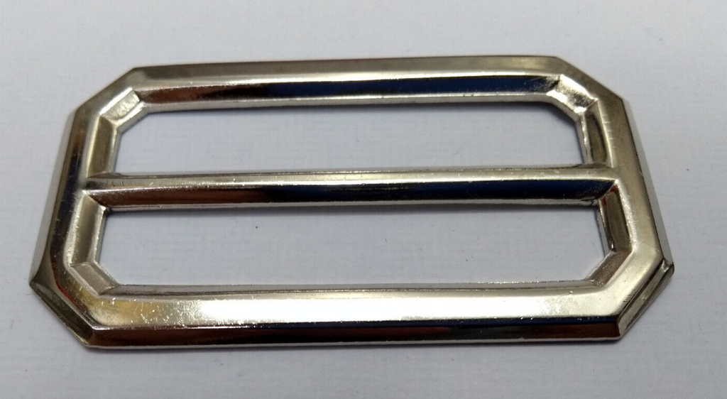 Prongles Chrome Belt Buckle British Made for Standard 2" Dress Cloth Belts