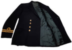 RN Jacket British Naval OFCs Lt Curls Vintage 1970s Pattern 8 Button