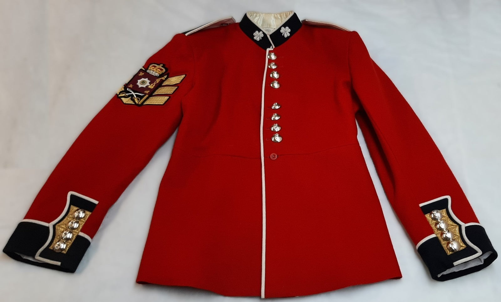British Army Irish Red Tunic Scarlet Jacket IG With Gold Detail Good Size