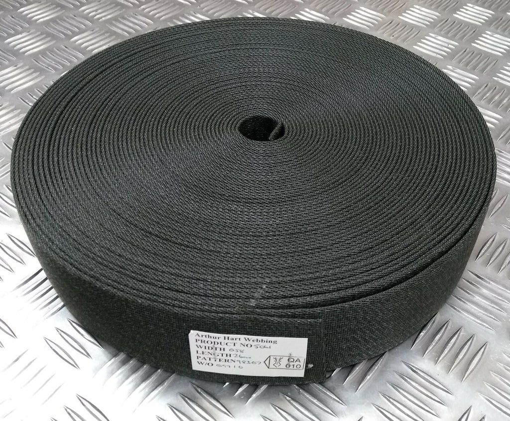 MIl-Spec Belting Ceremonial Green Courlene Belt Material Nylon Webbing 50M
