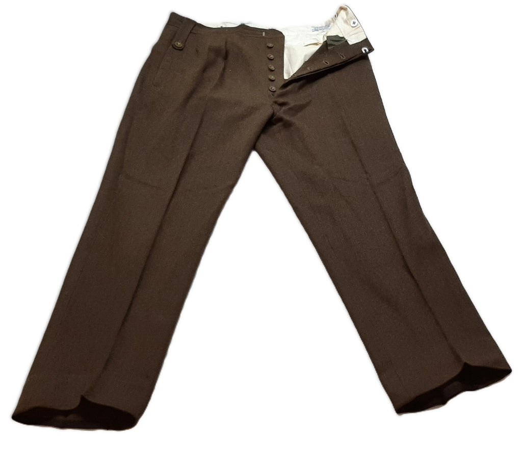 No2 Officer's Trousers British Army Peak Straight Backed Uniform Dress W34"