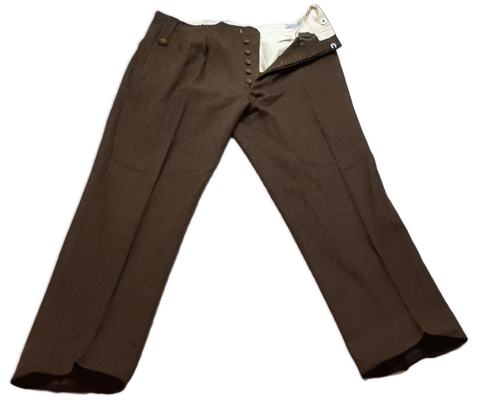No2 Officer's Trousers British Army Peak Straight Backed Uniform Dress W34"