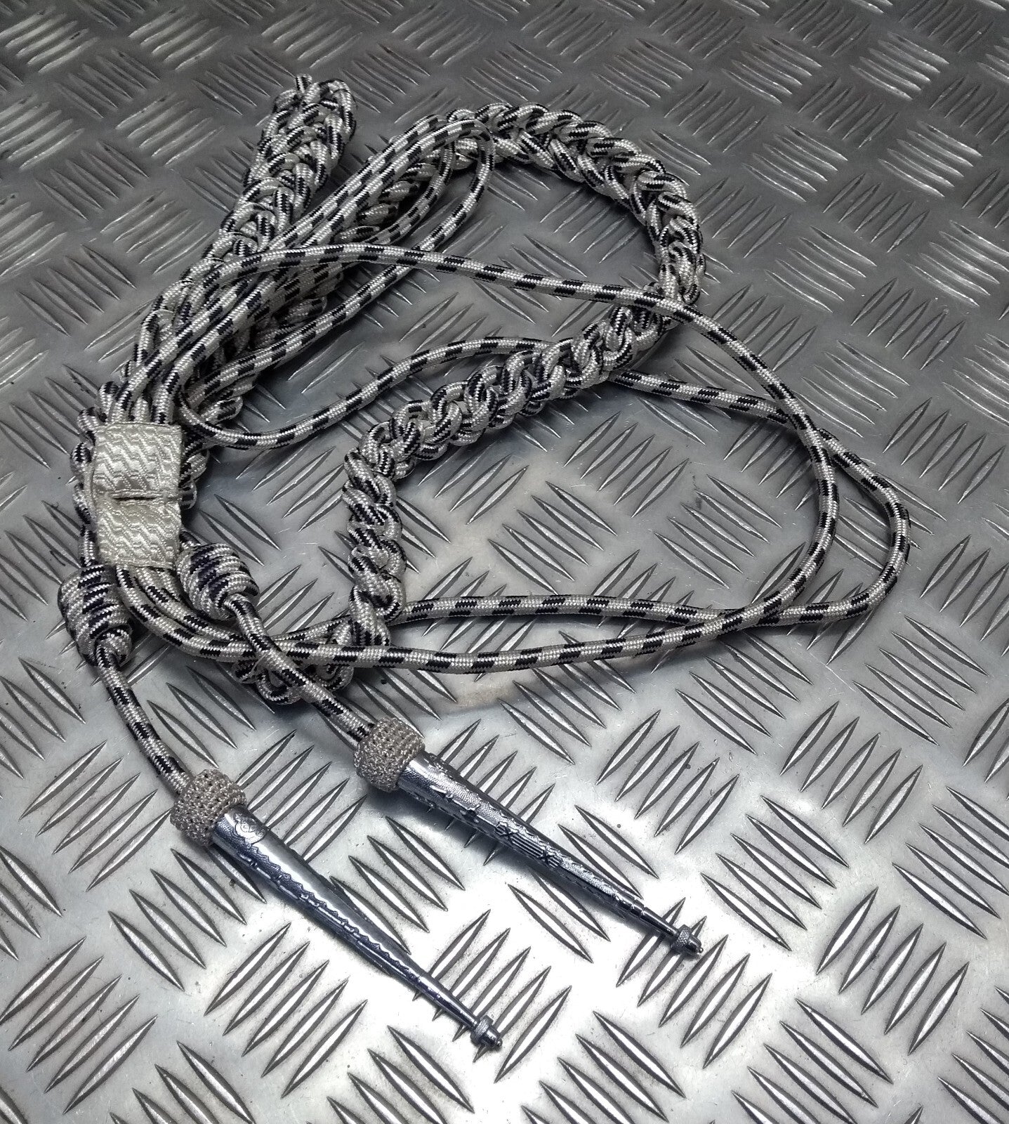 Oman Silver Aiguillette Senior Officer Blue Fleck Ceremonial UK Made