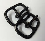 Genuine British Issue 5/8" Black Metal Buckles For Spur Straps X2 STD67