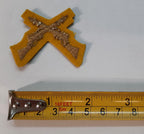 Mess Kit Badge Skill at Arms SASC Yellow British Hand Embroidered Arm Patch