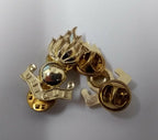 Royal Engineers R.E Collar Dogs Snap Pin