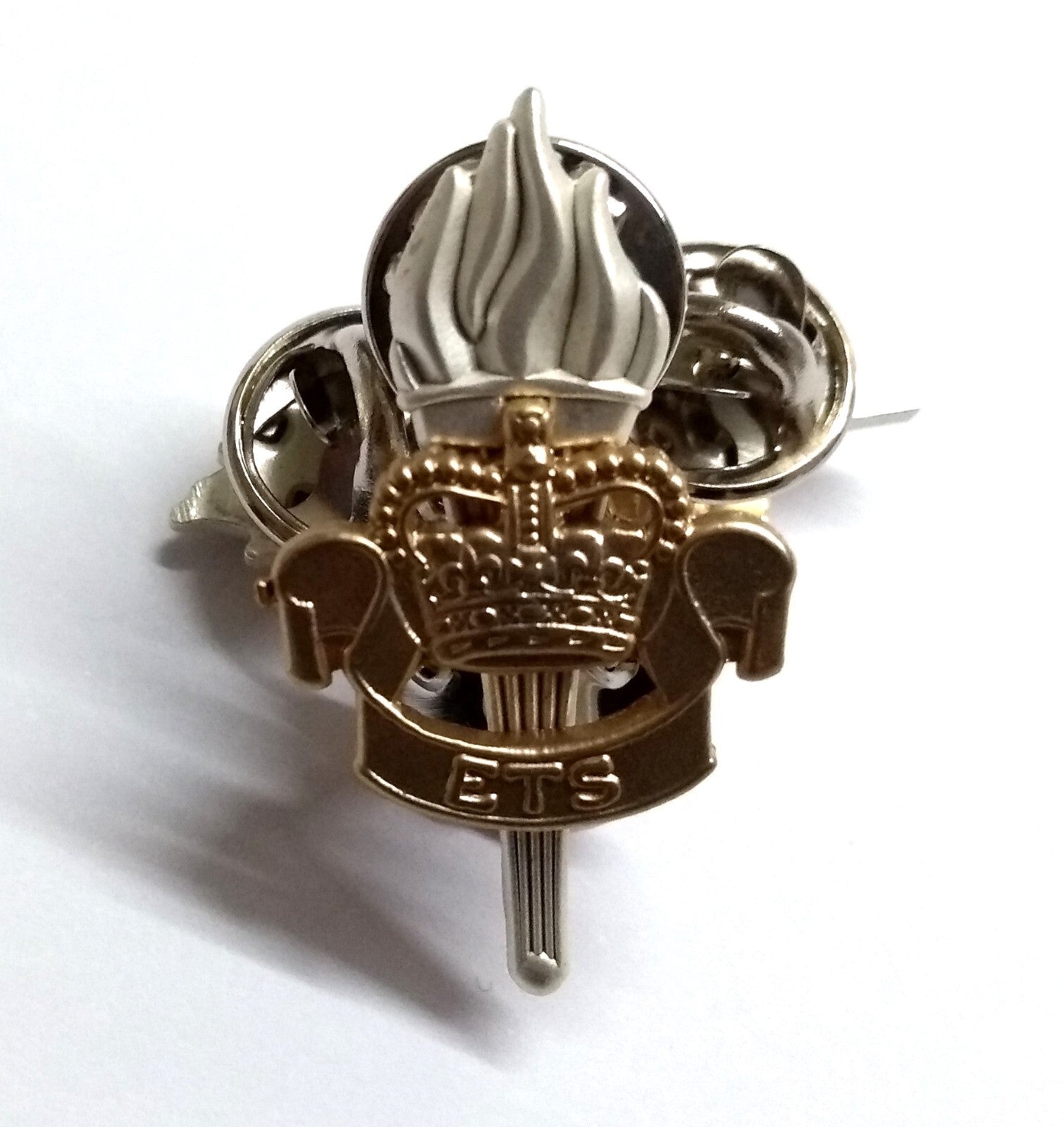 AGC Collar Dogs Army Metal Badges ETS Educational and Training Services