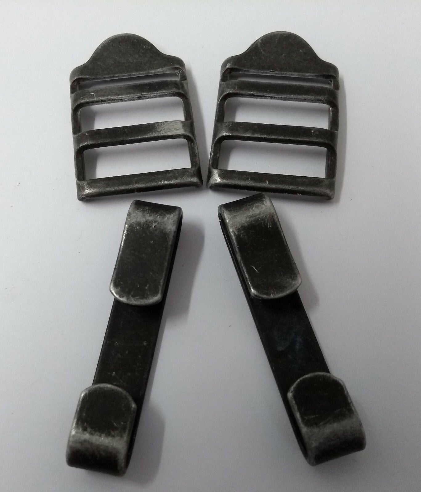 Vintage Issue Webbing Belt Buckles, Stays & Snap Hooks