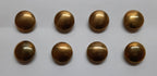 Light Dragoons Buttons Uniform Dress Plain Domed Brass Ring Backed 27L 4 Pairs