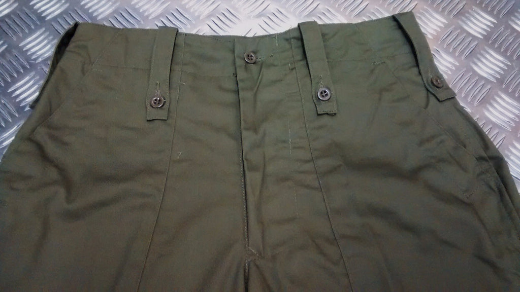 British Army Lightweight Combat Fatigue Trousers Womens Slacks Green & Black NEW