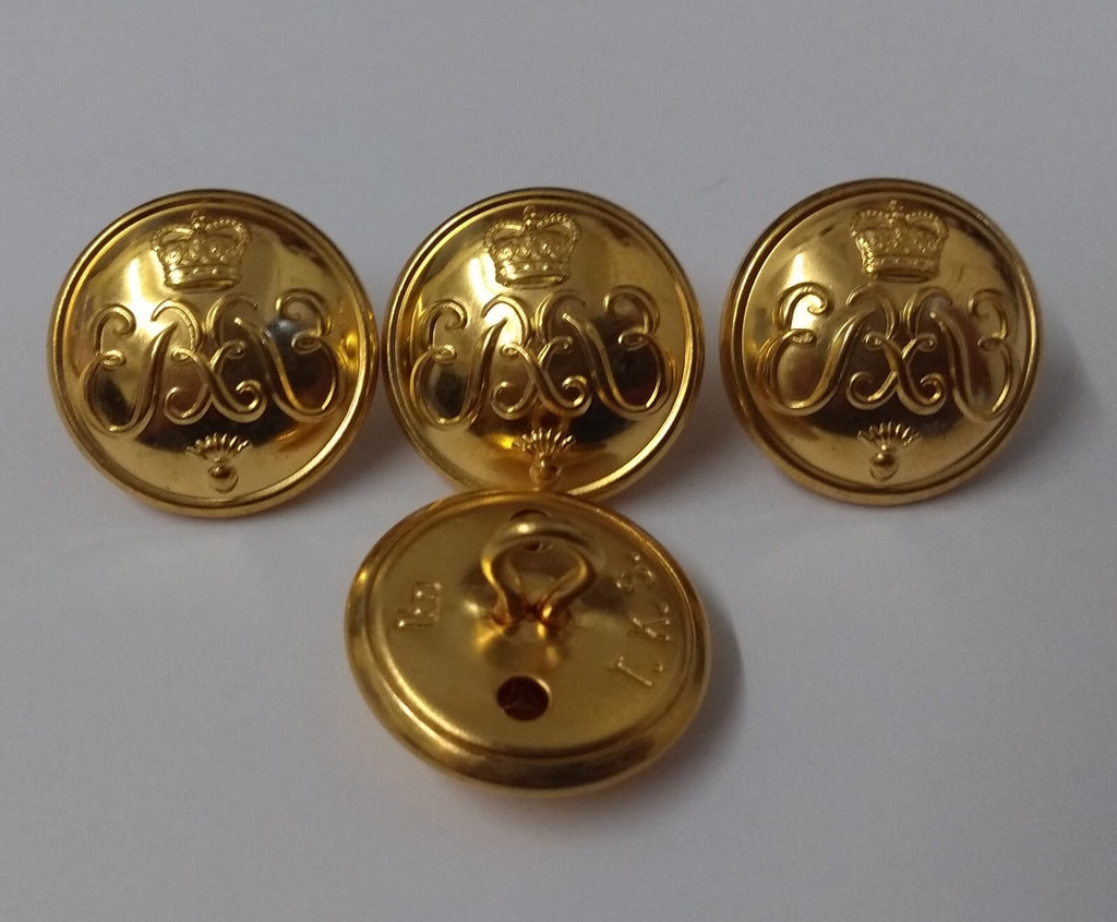 Grenadier Guards Buttons Service Dress High Sheen Subdued No1 / No2 Issue - NEW