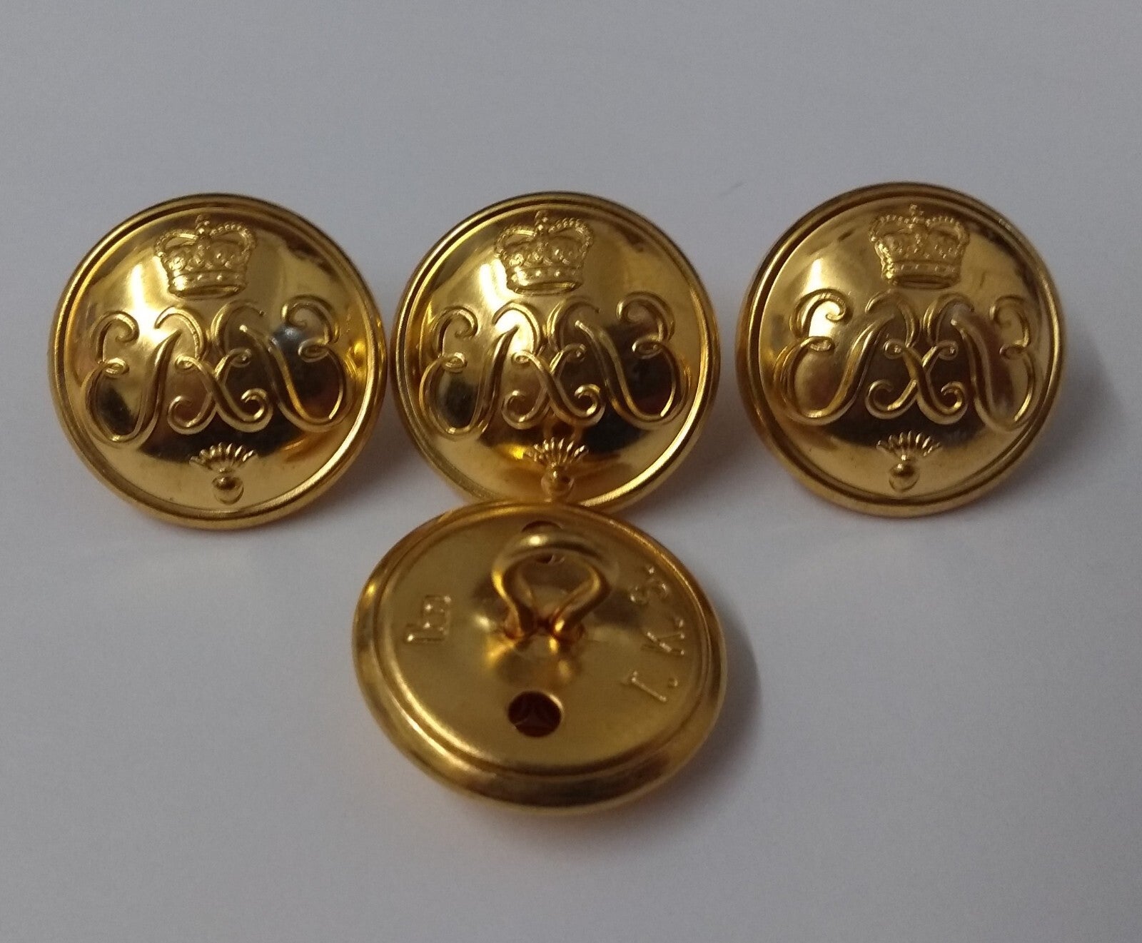 Grenadier Guards Buttons Service Dress High Sheen Subdued No1 / No2 Issue - NEW