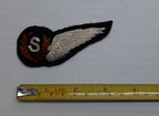 RAF Royal Air Force Signaller Brevet Half Wing Old Pattern Air Force Embroidered Badge