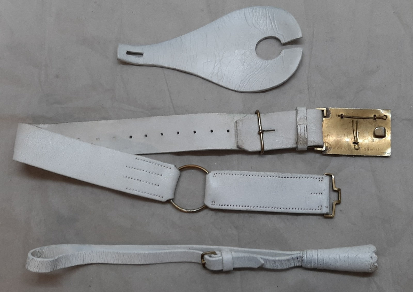 Cavalry Belt Buff Leather HCav with Knot and Hilt British Size 36"