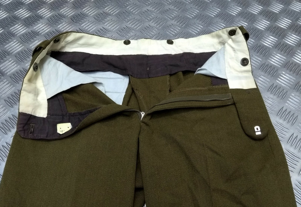 No2 Dress Trousers Vintage British Army Old Pattern Officers Uniform Faulty