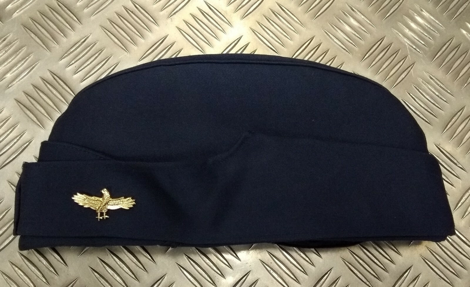 RAF Royal Air Force / Naval Style Flyers Side Cap Forage Cap With & Without Badge NEW
