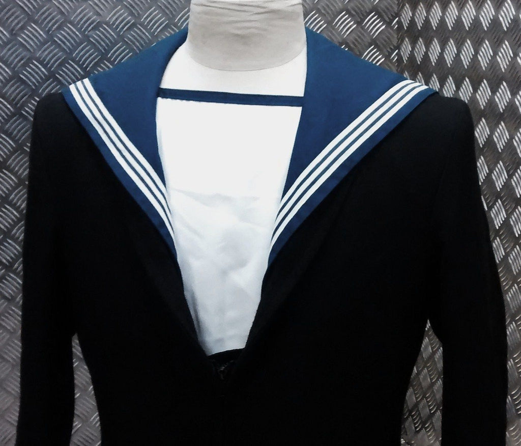British Royal Navy Class 2 / II Sailors Middy Jumper RN Scarf & Lanyard