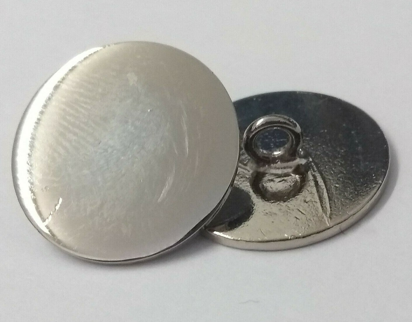 Genuine British Made Flat Hi Sheen Blazer Jacket Chrome Buttons 32L X25 ASBT69