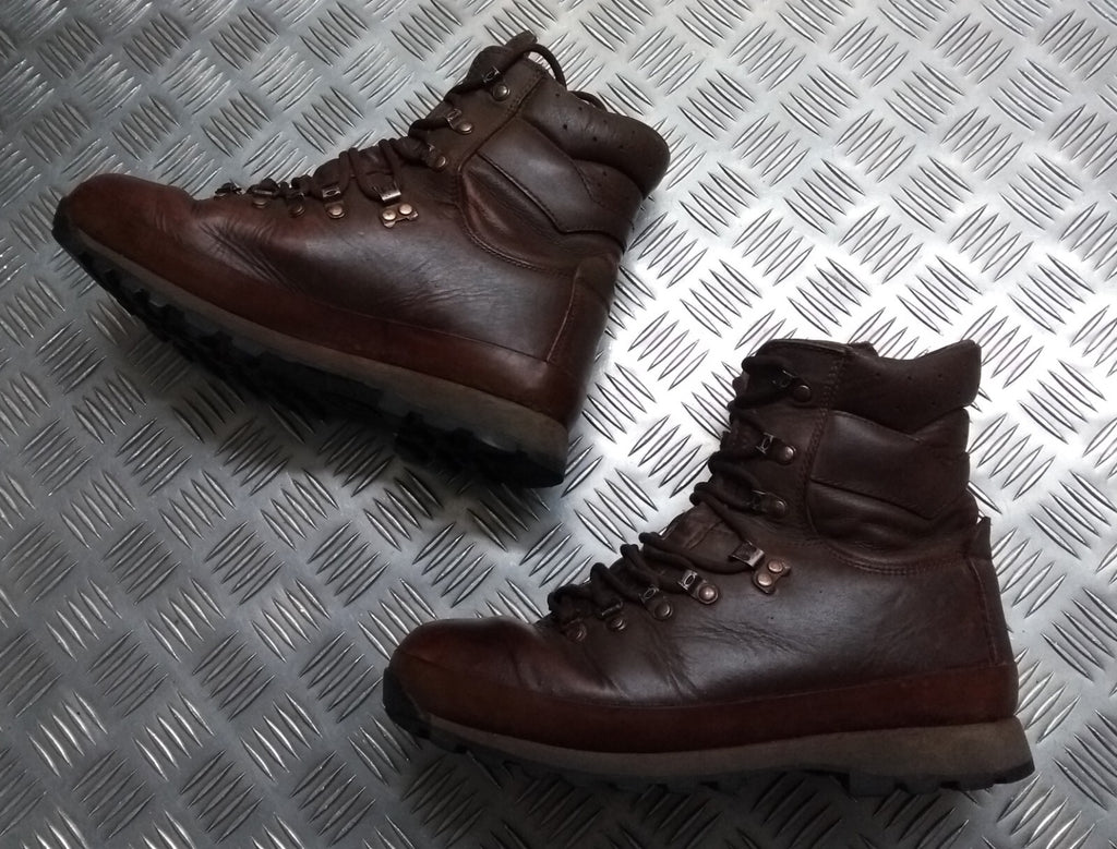 British AltBerg Assault / Patrol / Combat Army Boots Brown Leather All Sizes
