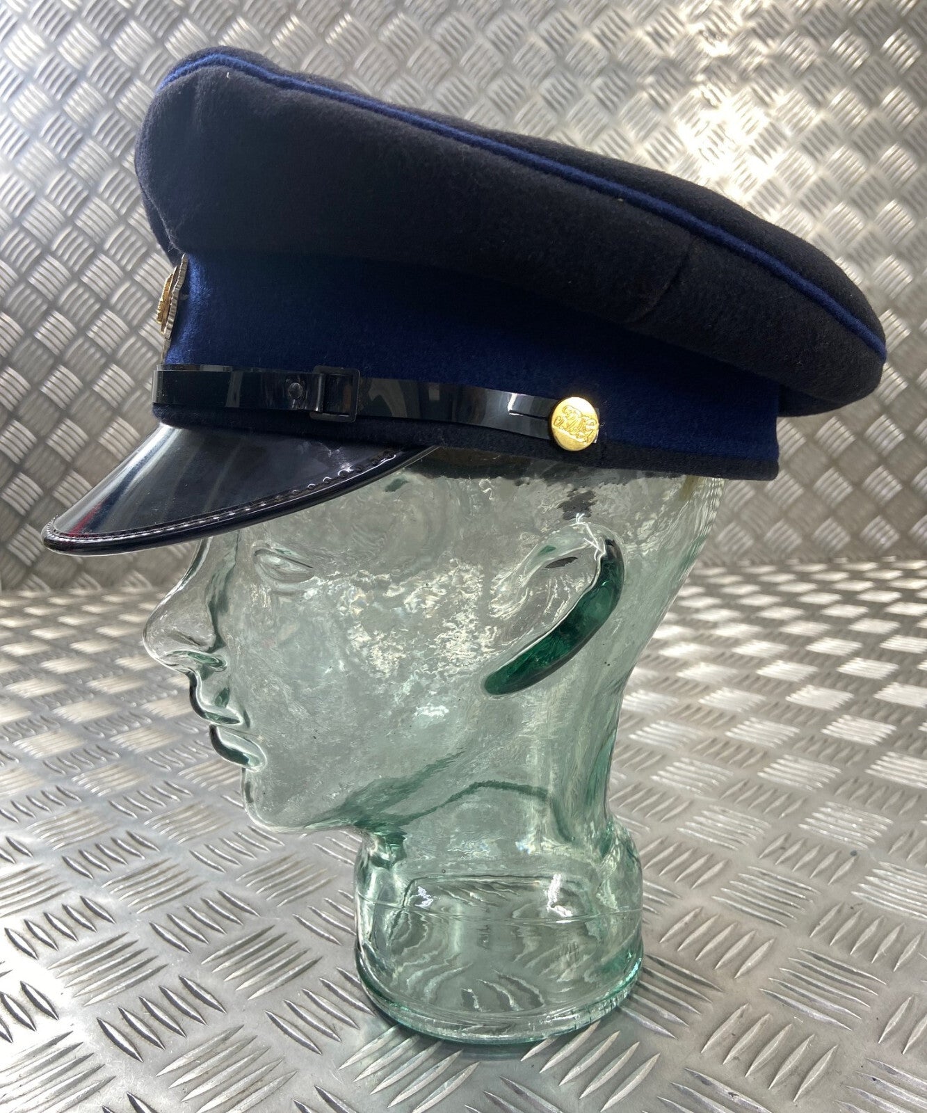 RDG Royal Dragoon Guards Peaked Dress Cap / Hat Complete Size 56cm
